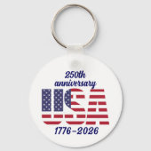 Porte-clés USA 250th Anniversary Semiquincentennial 1776–2026 (Verso)