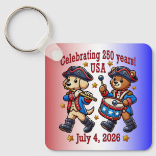 Porte-clés USA 250th Anniversary Souvenir - Patriotique