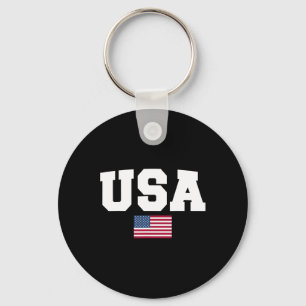 Porte-clés Usa Chemise Femmes Hommes Enfants Drapeau Américai