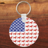 Porte-clés USA Dachshund (Recto)