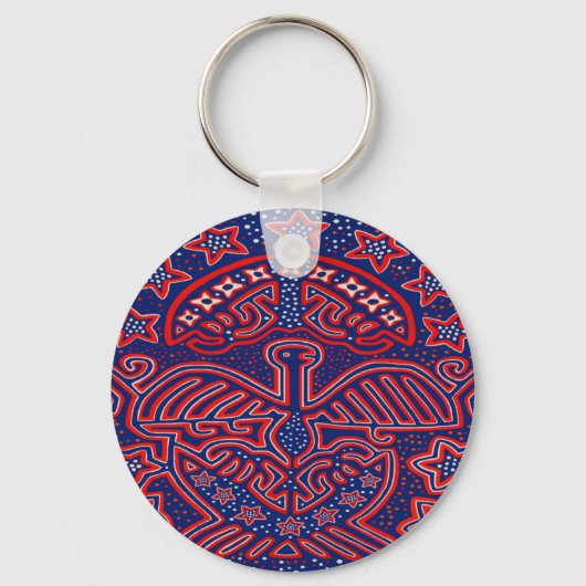 Porte-clés USA Eagle Democratic Patriot (Recto)