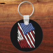 Porte-clés USA Flag America United States (Recto)