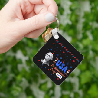 Porte-clés USA Independence Day black