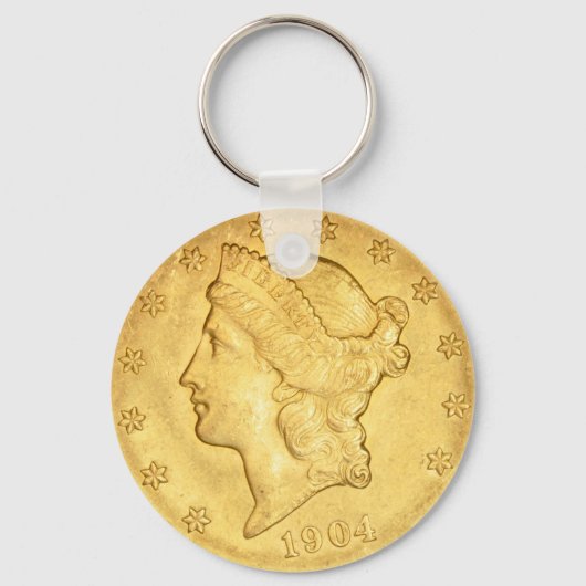 Porte-clés USA Liberty Head Gold Coin $20 1904 (Recto)
