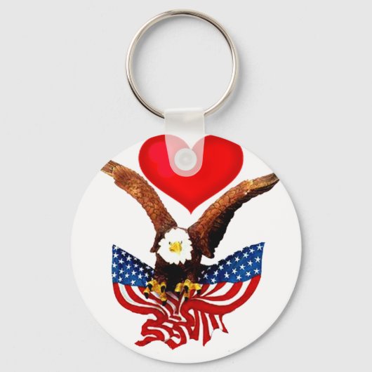 Porte-clés USA Love_ (Recto)