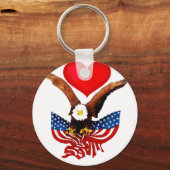 Porte-clés USA Love_ (Recto)