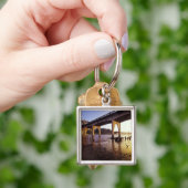 Porte-clés USA, Oregon, Florence. Siuslaw Bridge et (main)