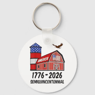 Porte-clés USA Semiquincentennial 250th Anniversary 1776-2026