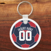 Porte-clés USA Soccer Insertion Nom (Verso)