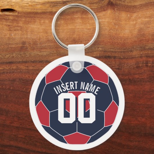 Porte-clés USA Soccer Insertion Nom (Verso)