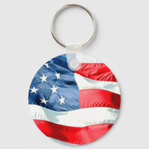 Porte-clés USA Stars and Stripes Porte - clé