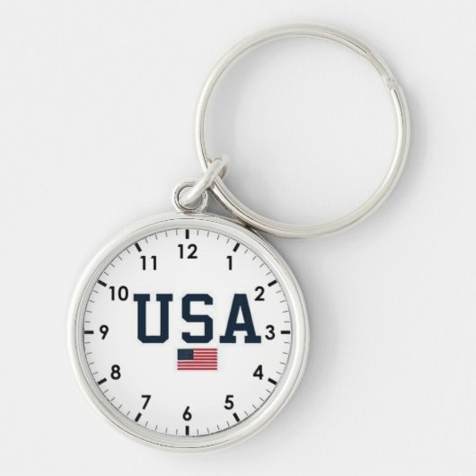 Porte-clés USA varsity letters American Flag Gym Sports (Devant)