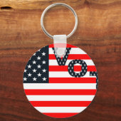 Porte-clés Usa Vote (Recto)