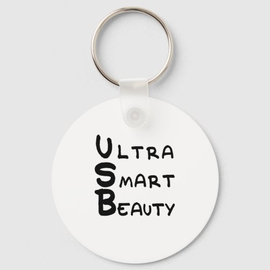 Porte-clés USB - Beauté ultra intelligente (Recto)