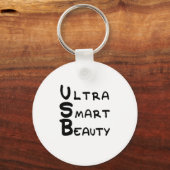 Porte-clés USB - Beauté ultra intelligente (Recto)
