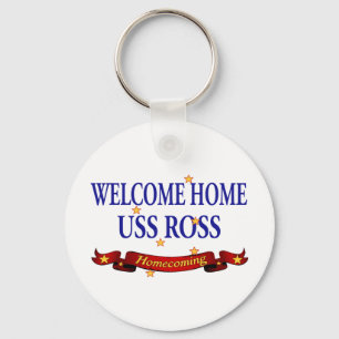 Porte-clés USS à la maison bienvenu Ross