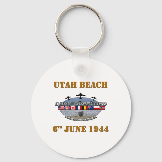 Porte-clés Utah Beach 6e June 1944 (Recto)