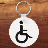 Porte-clés utilisateur de fauteuil roulant (Recto)
