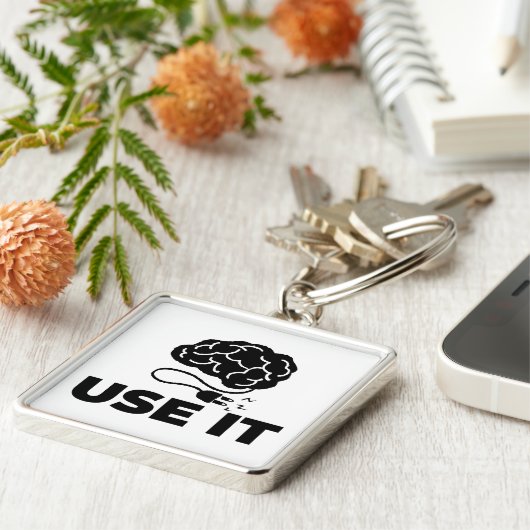 Porte-clés Utiliser - Conception du cerveau (Côté)