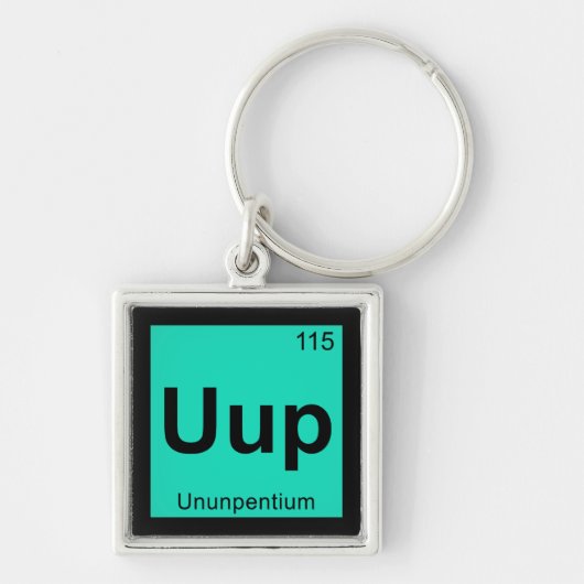 Porte-clés Uup - UnunpPentium Chimie Élément de tableau pério (Devant)