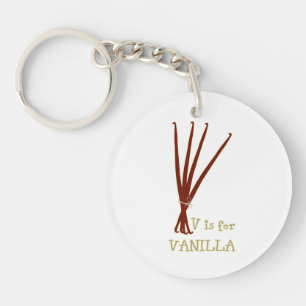 Porte-clés V est pour Vanilla