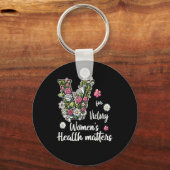 Porte-clés V Pour Victoire ; Santé des femmes S (Recto)