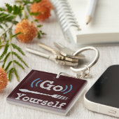 Porte-clés Va te fourrer Porte - clé (Devant Droit)