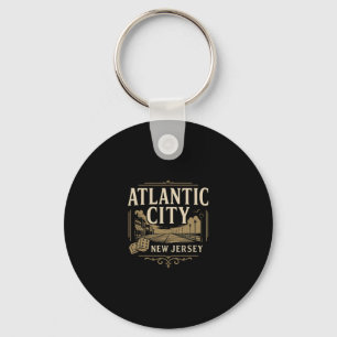 Porte-clés Vacances à Atlantic City New Jersey Casino Jeux de