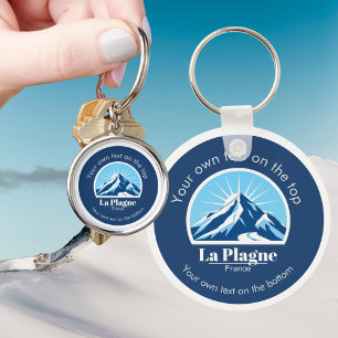 Porte-clés Vacances à la station de ski de La Plagne France