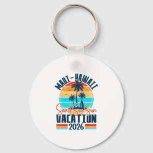 Porte-clés Vacances à Maui Hawaï 2026 Souvenir Famille assort