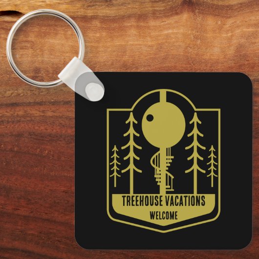 Porte-clés Vacances à Treehouse (Recto)