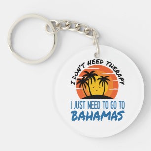 Porte-clés Vacances aux Bahamas Séjour thérapeutique sur la p