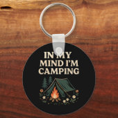 Porte-clés Vacances de camping randonnée marche (Recto)