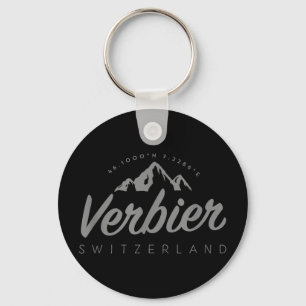 Porte-clés Vacances de montagne à Verbier ski suisse