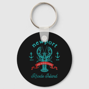 Porte-clés Vacances de pêche au homard à Newport Rhode Island