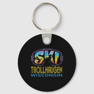 Porte-clés Vacances de ski à Ski Trollhaugen Wisconsin