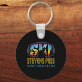 Porte-clés Vacances de ski à Stevens P Washington (Recto)