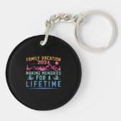 Porte-clés Vacances d'été en famille Faire des souvenirs (Dos)