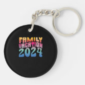 Porte-clés Vacances en famille 2024 (Dos)