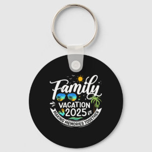 Porte-clés Vacances en famille 2025 Plage Correspondant Famil