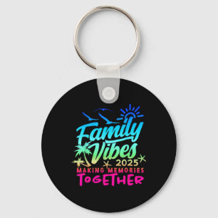 Porte-clés Vacances en famille 2025 Plage Correspondant Famil
