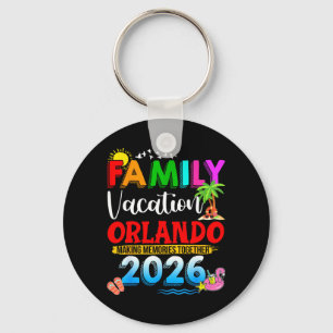 Porte-clés Vacances en famille à Orlando 2026 Groupe d'été
