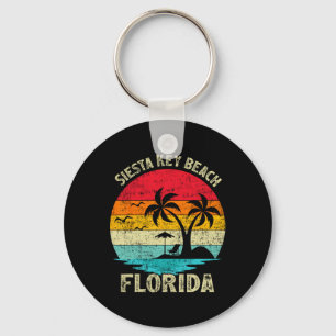 Porte-clés Vacances en famille Vintage Retro Florida Siesta K
