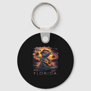 Porte-clés Vacances en Floride Alligator Mignon