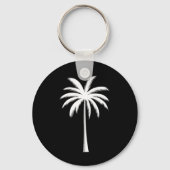Porte-clés Vacances été cool Sunset Beach Palm Tree (Recto)
