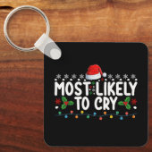 Porte-clés Vacances Familiales De Noël Les Plus Susceptibles  (Recto)