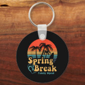 Porte-clés Vacances familiales de Spring Break 2026 en (Recto)