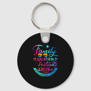 Porte-clés Vacances familiales Ventura 2026 Cadeau Palmier