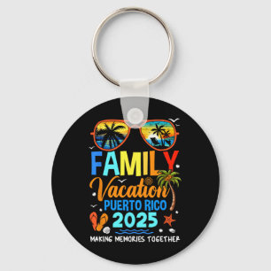 Porte-clés Vacances famille Porto Rico 2025 Vacances famille