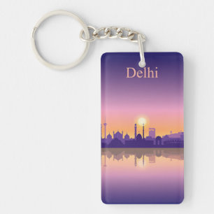 Porte-clés vacances retro vintage INDE Delhi